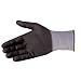 Liberty G-Grip Nitrile Micro-Foam Palm Coated Seamless Knit Glove with 13-Gauge Gray Nylon Shell, Large, Black (Pack of 12)
