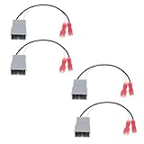 VGOL 4 Stück 2-poliger Autotürlautsprecher-Kabelbaumstecker CT55-HD01 Kompatibel mit Honda-Modellen Den Meisten