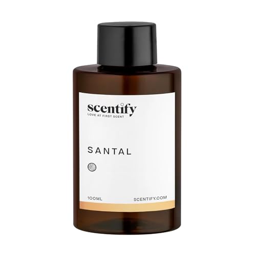 Scentify Santal Aroma Oil Refill Scent for Oil Diffusers - Iris, Amber, Sandalwood, Cedar Scents - Luxurious Relaxing Aromatherapy Diffuser Fragrance 100ml, 3.38 oz - Image 3