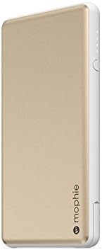 mophie powerstation Plus External Battery with Built in Cables for Smartphones and Tablets (6,000mAh) - Gold