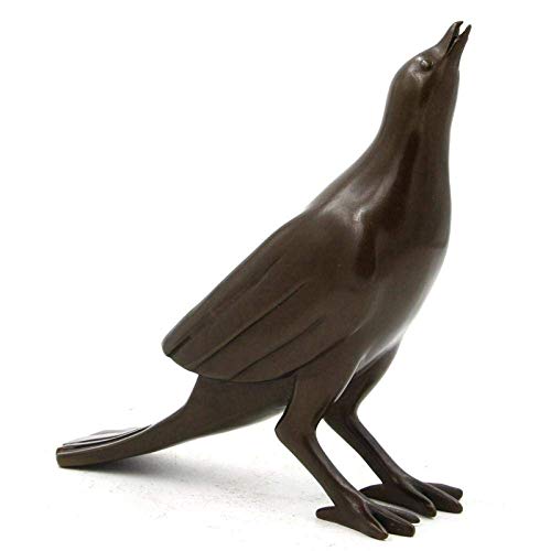 Cadeaux artisanaux en cuivre statue de pie de collection idéale pour passionnés d'art