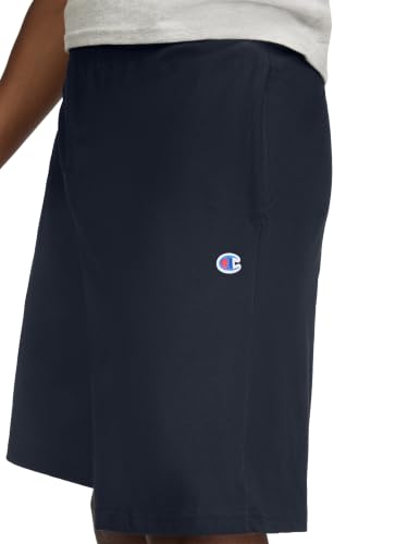 Image of Champion Men's Lounge Shorts, Standard Fit, 9 Inch Inseam, Lightweight 100% Cotton, Available in Regular and Big & Tall