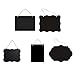 Small Chalkboard Hanging Signs Erasable Double Sided Chalkboard Sign Message Sign Small Blackboard for Wedding