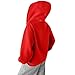 Bwaydeg Girls Zip Up Hoodies Cute Big Bow Graphic Y2K Preppy Hooded Jackets Long Sleeve Loose Fit Casual Fashion Outerwear 9-10 Years Red