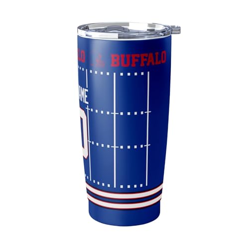 Image of ANTKING Buffalo Tumbler 20 oz Travel Coffee Cup for Men Women Boy Custom Name Number Gifts