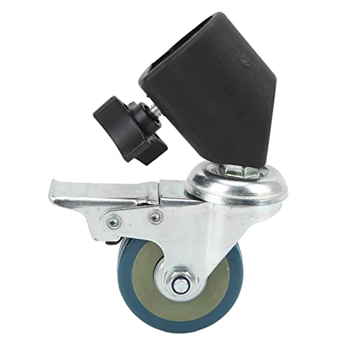 Image of Light Stand Swivel Casters Locking Caster Set with Brake for Photography Studio Video Equipment 22mm 3 Pack