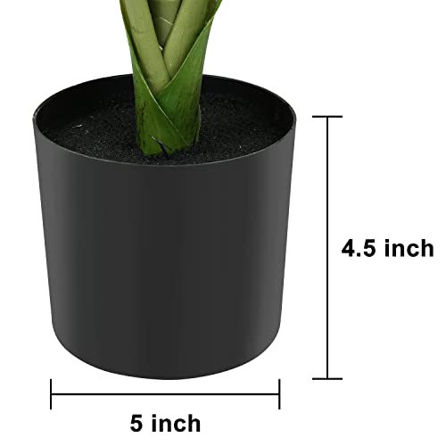 Dearhouse 2Pack Artificial Areca Palm Tree, 3 Feet Fake Palm Plant Tree Faux Tree For Indoor Outdoor Modern Decoration Plants In Pot For Home Office #TOP4