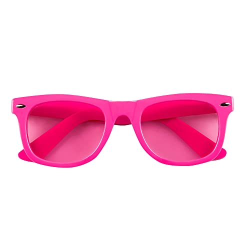 Boland 02609 - Brille Dance, neon-pinke Party-Brille für Erwachsene, Accessoire, Kostüm, Karneval,...