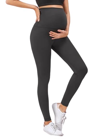 shaperx Super Soft Maternity Very Pregnancy Soft Post Pregnancy Stretchable Legging for Solid Pack of 1-picture-20