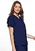 Cherokee Women's L V Neck Scrubs Shirt, Navy, Large