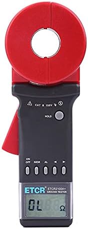 ETCR ETCR2100A+ Digital Clamp On Ground Earth Resistance Meter Clamp Earth Resistance Tester, Black