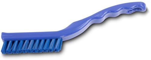 Image of SPARTA Detail Brush Grout Brush, Crevice Brush with Hanging Hole for Bathroom, Kitchens, Countertop, Plastic, 9 Inches, Blue, (Pack of 6)