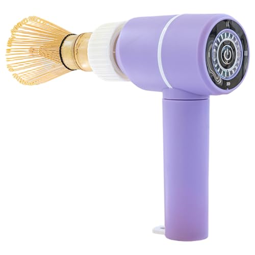 3-Speed Automatic Matcha Whisk, No-Splash Rechargeable Electric Frother for Perfect Tea Blending