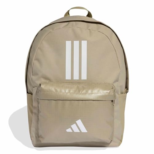 adidas Unisex - Adulto CLASSIC THREE STRIPES BACKPACK BACK TO SCHOOL, Wonder Cargo/white, One size