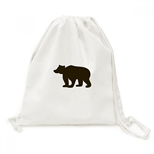 Sac de voyage ours noir mignon pour sorties quotidiennes et shopping urbain