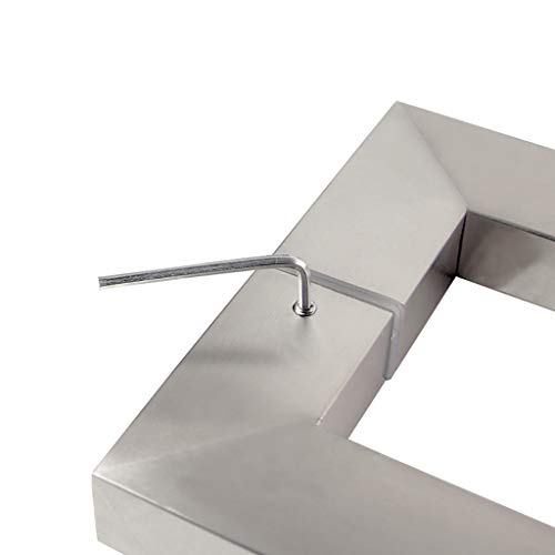 Poignée de porte de douche robuste en acier avec fixation stable pour verre - 7