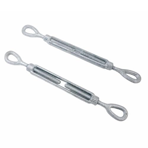 2 Piezas Tensores Ojal Ojal de 5/16" x 4-1/2" Acero Inoxidable T316 Galvanizado miniatura 2