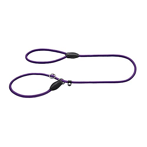 HUNTER FREESTYLE Retrieverleine mit integrierter Halsung, 0,8x120 cm, violett