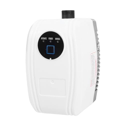 Generic Bomba de Refuerzo Automática de Alto Rendimiento para Calentador de Agua Solar, Presurización de Tuberías, Ahorro de Energía Silencioso, para Baño Familiar, Cocina, Calentador de Agua,