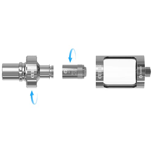 Miniatura 3 de Resistencia Joyetech Cubis Bf Ss316 0,5 Ohm 2 Paquetes Valoradosde Para Todos Los Tanques Cubis, Serie Ego Aio Cigarrillo Electrónico Resistencia Con Peacevape Vape Band Sin Tabaco Y Sin Nicotina
