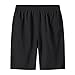 Ymosrh Gym Shorts for Men, Mens Clothes Men 9 Inch Shorts Athletic Fashionable Men's Pocket Zipper Casual Loose Fitting Work Shorts Short Active Althetic Black Sport Sports Althelic (8XL, Black)