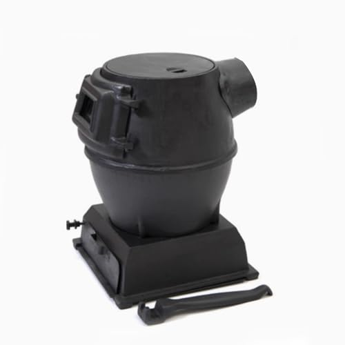 Kuoytt KUOYTT Gusseisen Camping-Holzofen 26x39 cm