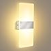 Produktbild Wandleuchte LED Innen, Lovebay Wandlampen innen, 12W Wandlampe Acryl Wandbeleuchtung , Modern Up Down Dekoration Wandleuchte für Wohnzimmer Schlafzimmer Treppenhaus Flur, 29CM (1pc, Warmweiß)