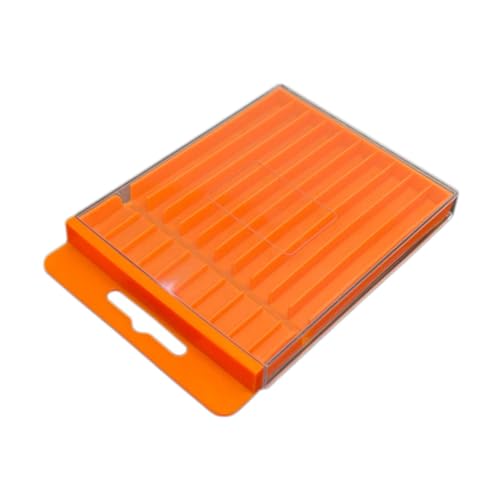 Perfk Caja de almacenamiento de brocas equipos de estuche vacío organizador de soportes profesionales