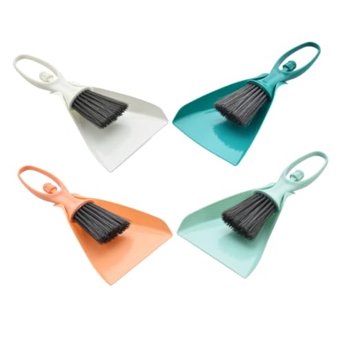 GLSTOY 4 Sets Cleaning Small Dustpan Pp Car Vent Cleaner Desktop Cleaning Broom Nylon Desk Cleaner Brush