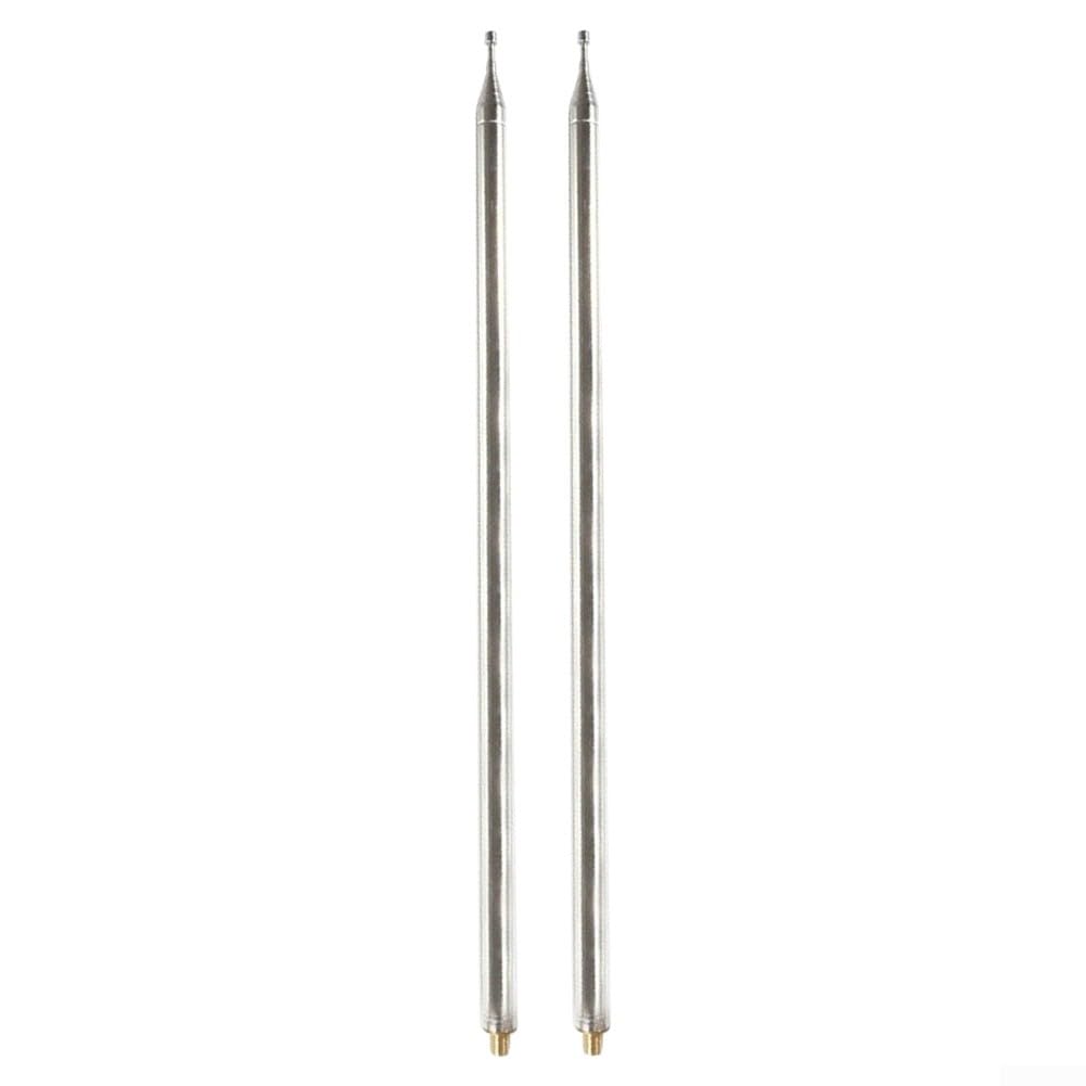 Antennen-Zugstangen, 2 Stück, 5,6 m, 201 Edelstahl, DIY-Teleskop-Antennen-Ersatz, Peitschenantennen-Set für positive V und Konfigurationen