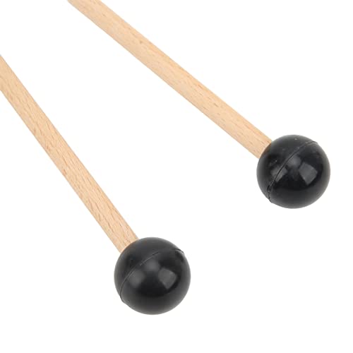 Conjunto de baquetas para Tongue Drum, 2 piezas, tamaño L, cabeza de goma sólida miniatura 7