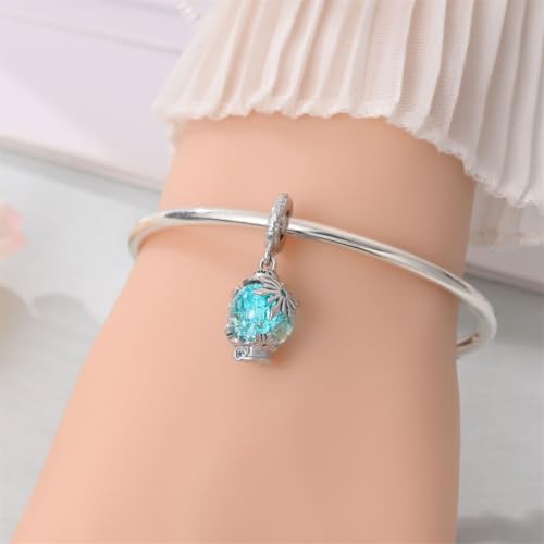 Image of 925 Sterling Silver Charms,Hypoallergenic Beads,Compatible with Pandora Bracelets and Necklaces,Women Holiday Gift Pendants