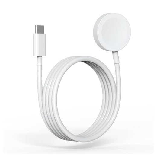 Cargador para Apple Watch, Cargador USB C Inalámbrico Magnético Rápido para iwatch, Cable de Carga Portátil Tipo C de 1m para Reloj Compatible con Serie Apple Watch 11/10/9/8/7/6/5/4/3/2/1/Ultra/SE