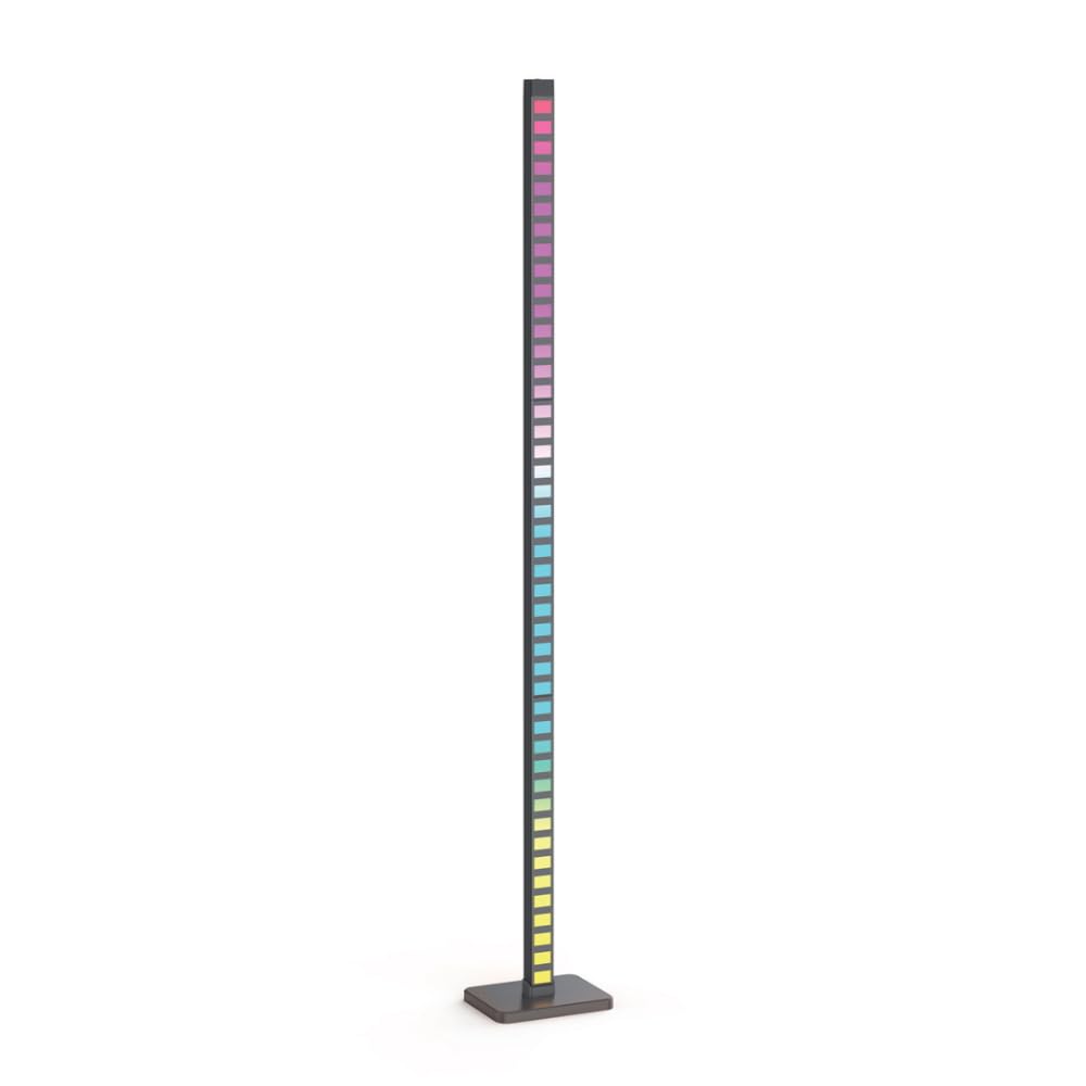 Xanlite Lampadaire LED 120cm RVB digital, filaire USB, synchronisé à la musique