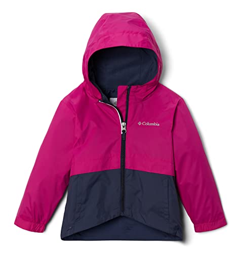 Columbia Youth Girls Rain-Zilla Jacket, Wild Fuchsia/Nocturnal, Medium #TOP3