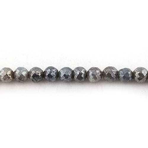 Labradorite briolettes facettées LKBEADS 8mm-9mm fil de 13 pouces pour création