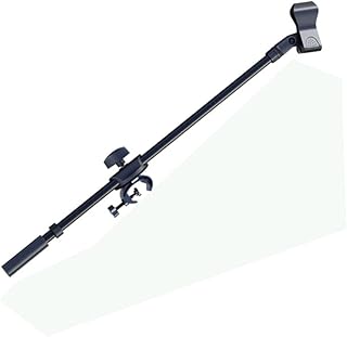 Rotating Microphone Stand Boom Arms Mic Clip Phone Holder Extension Bracket, Mic Arm Boom Arm Suspension Scissor Boom Stands,Livestreaming tool 55CM-Mic Clip A