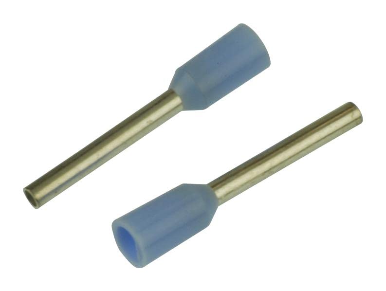 Terminale, Ferrule, 24AWG, Blu, Terminali a crimpare - Connettori terminali a puntale a filo, Qty.500 | 9025760000