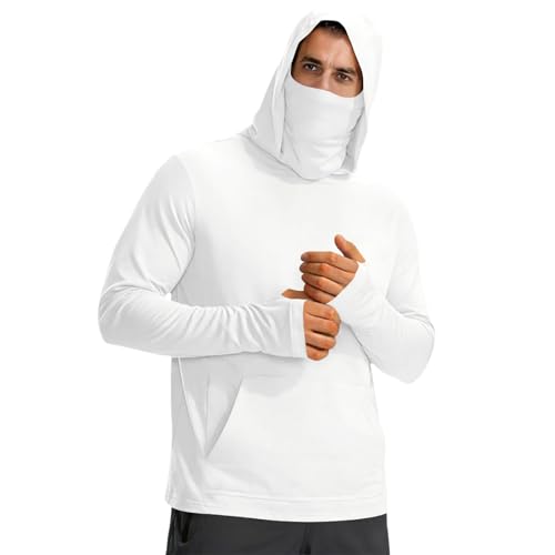 Sweat à capuche de pêche et randonnée pour homme vêtement léger d'été