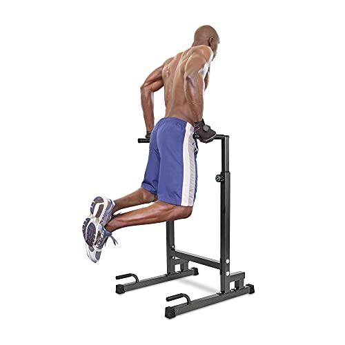 Dporticus Multi-Function Dip Station Home Gym Dip Stand Dip Bar,Adjustable Height Body Exercise Equipment Strength Training #TOP3