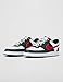 Nike Women's Court Vision Low Next Nature Sneaker, Black/Gym Red/White, 7.5