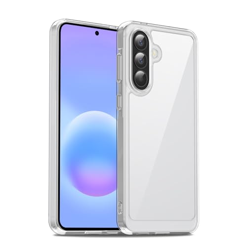 Image of Case for Samsung Galaxy A57 5G, Military Grade Drop Protection Phone Case, Yellowing Resistant, Anti-Scratch Hard PC Back, Shockproof Hard Ultra-Thin Protective Cover, Clear