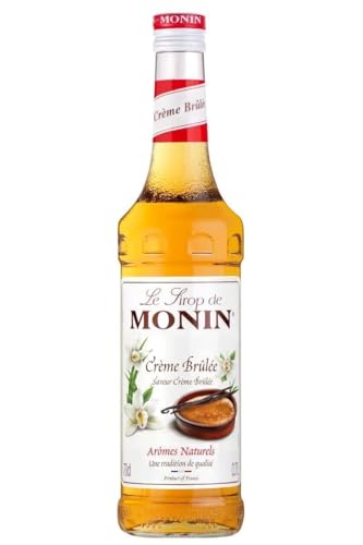 Monin Sirope Creme Brulee - 3 botellas x 700 ml - Total: 2100 ml