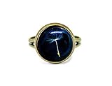 Bolsa de arena para regalo. Anillo de diente de león, anillo ajustable, joyería de diente de león, anillo de flor, joyería botánica, hecho a mano puro