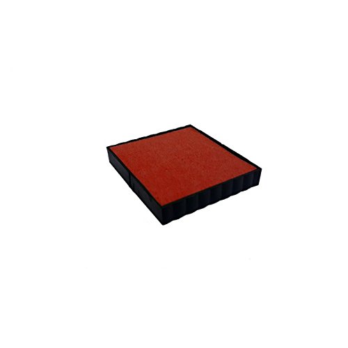 Traxx - Pack of 2 Rubber Stamp Replacement Inkpads for The Traxx 9023 in Red Ink 7/9023