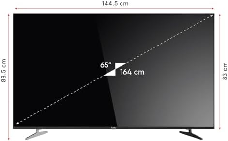 NextStar YE-65IDWG11 65'' 165 Ekran Uydu Alıcılı 4K Ultra HD Google MiniLED TV [Enerji Sınıfı G] - Görsel 4
