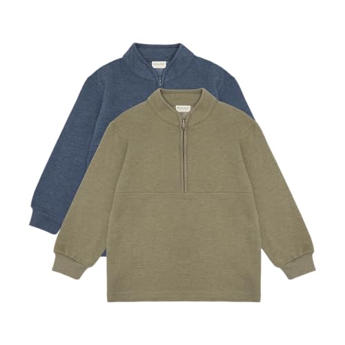 Sweatshirt avec fermeture éclair Minymo en lot de 2 pour le quotidien des enfants