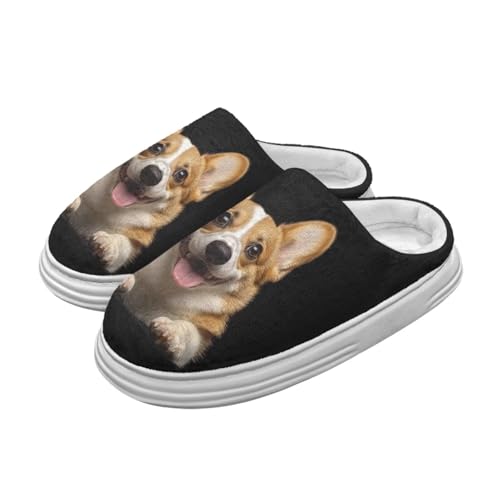 Xoenoiee Slippers for Women Men Slip-on Fuzzy House Slippers Non-Slip House Shoes for Indoor Outdoor Bedroom2