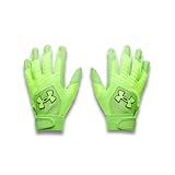 Under Armour Boys' Youth Clean Up Baseball Gloves, (362) Cyber Green/Hyper Green/Cyber Green, Small