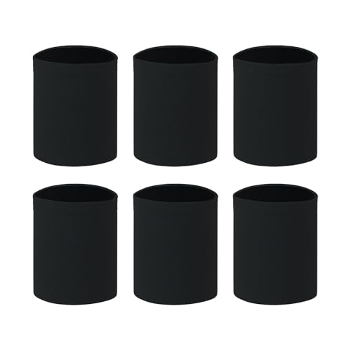 TopTie 6PCS Cooling Wrist Sweatband 3 Inch, Ice Silk Elastic Cooling Bracelet Wristband for Summer (Black)